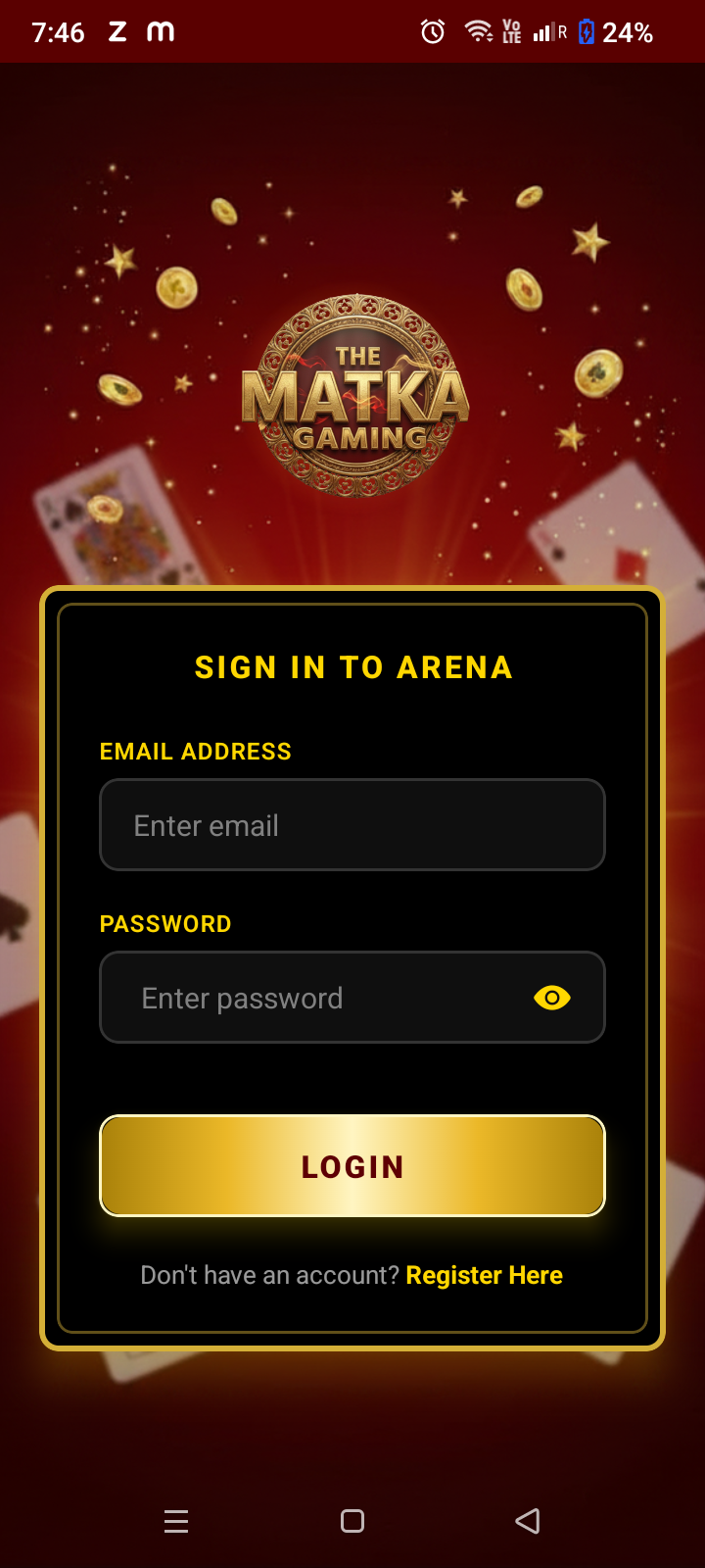 Screen 2: Secure Sign-In